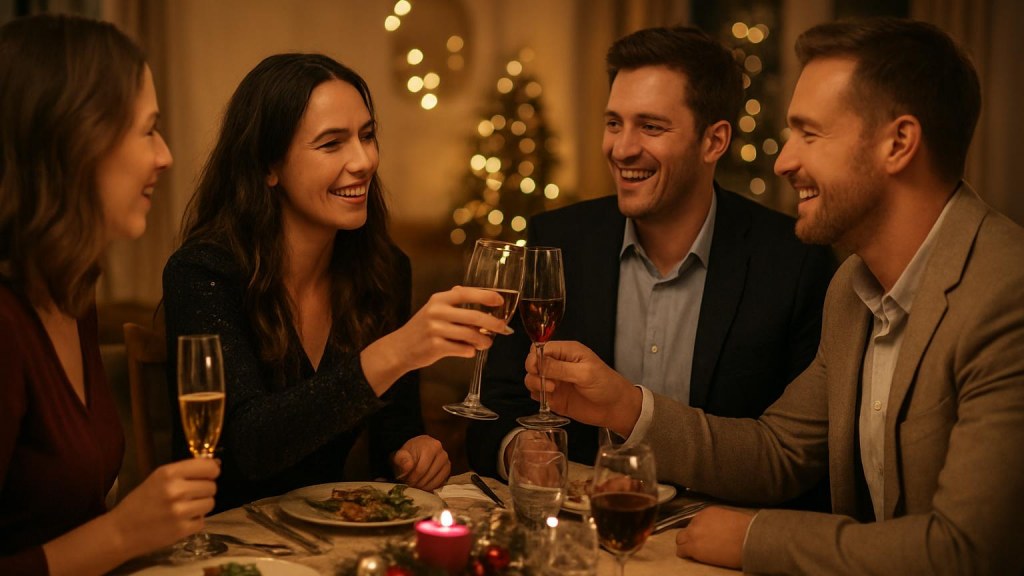 Capodanno per gruppi a Pesaro: cenoni e serate per socializzare Gruppo di adulti in contesto sociale per Capodanno